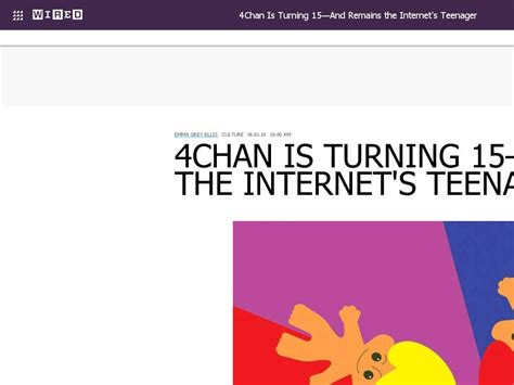 r4chan|4Chan Is Turning 15—And Remains the Internet's .